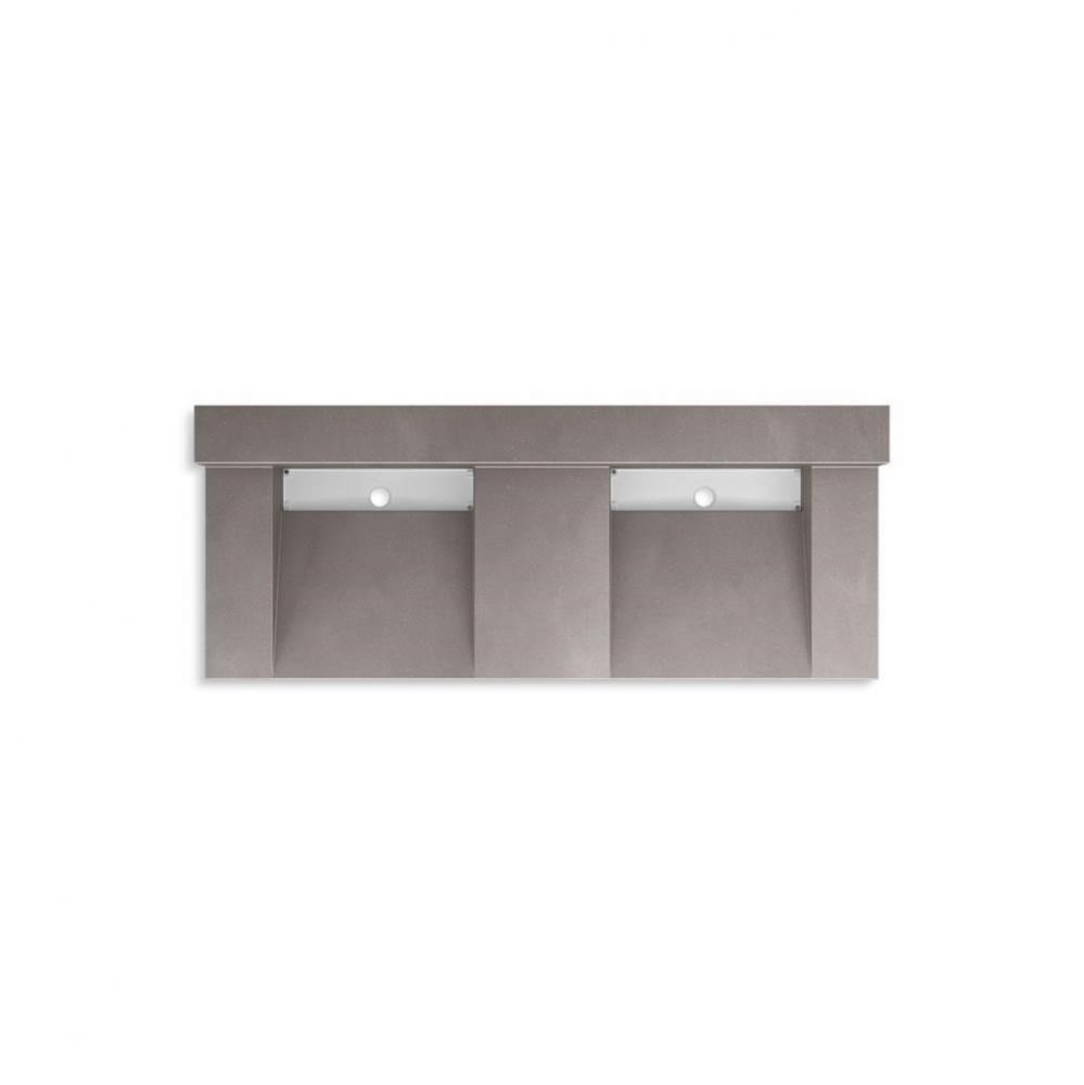 Constellation™ 60'' wall-mount basin lavatory system with backsplash