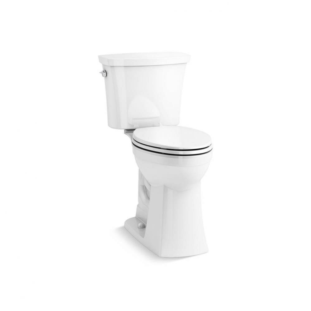 Kelston® ContinuousClean tall two-piece elongated toilet, 1.28 gpf