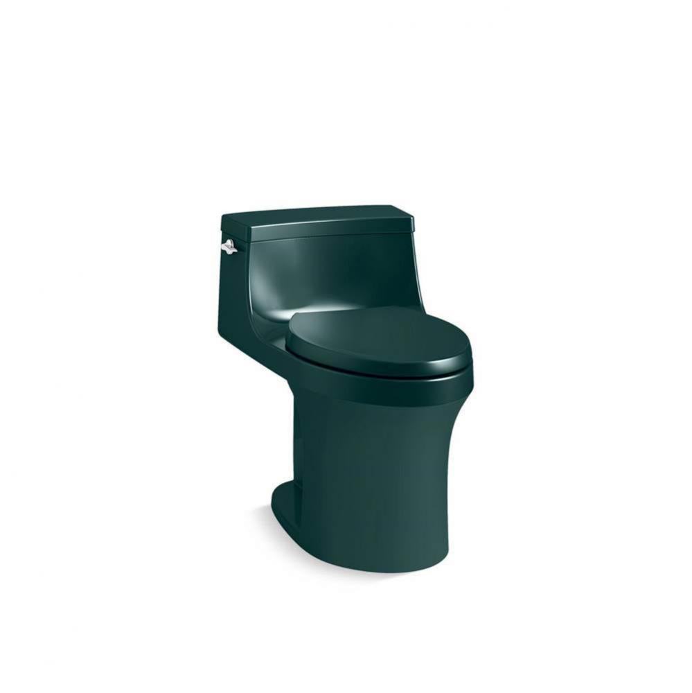 San Souci® One-piece compact elongated toilet with concealed trapway, 1.28 gpf