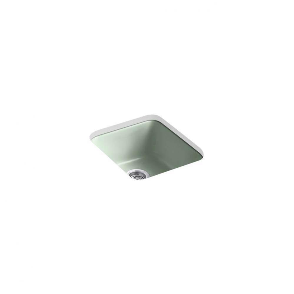 Iron/Tones® 17'' top-/undermount single-bowl bar sink