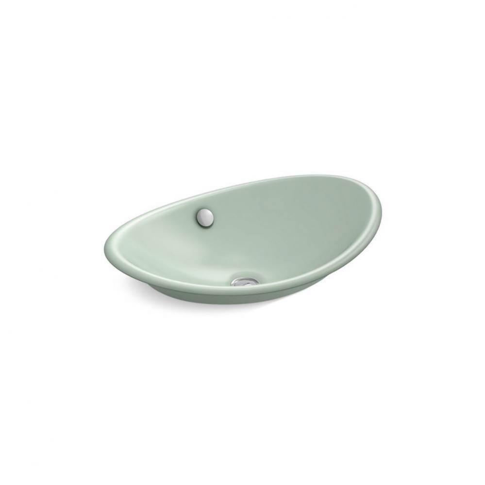 Iron Plains® 20-3/4'' oval vessel bathroom sink