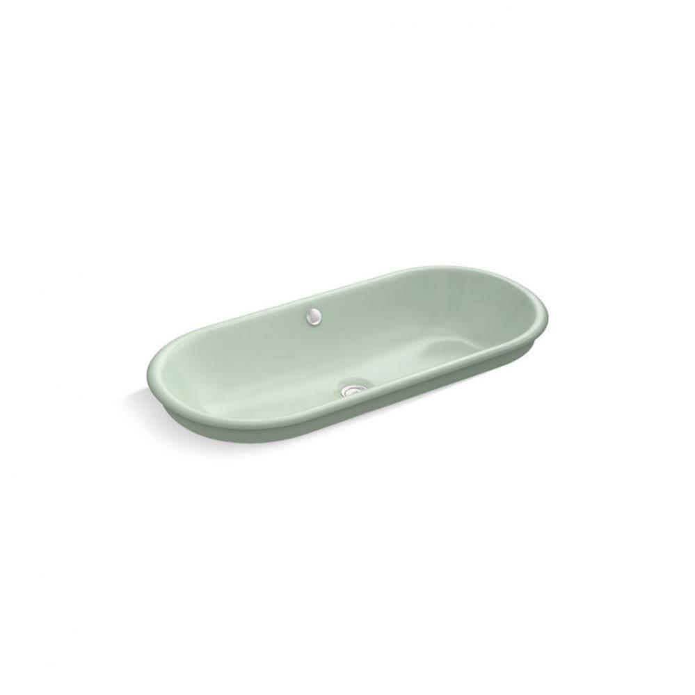 Iron Plains® 33'' oval drop-in / undermount / vessel bathroom sink