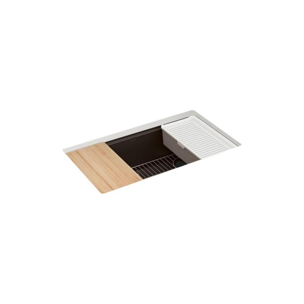 Billings™ 32-1/2'' undermount single-bowl workstation kitchen sink