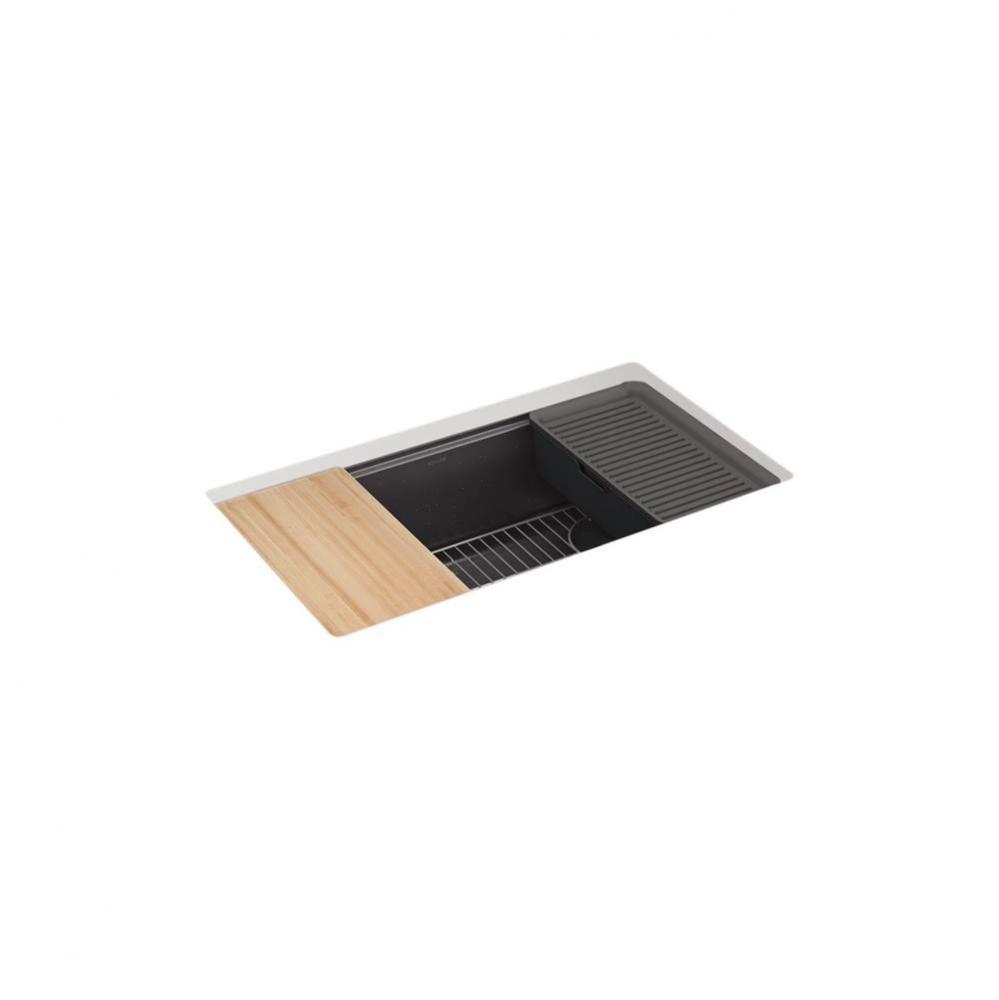 Billings™ 32-1/2'' undermount single-bowl workstation kitchen sink