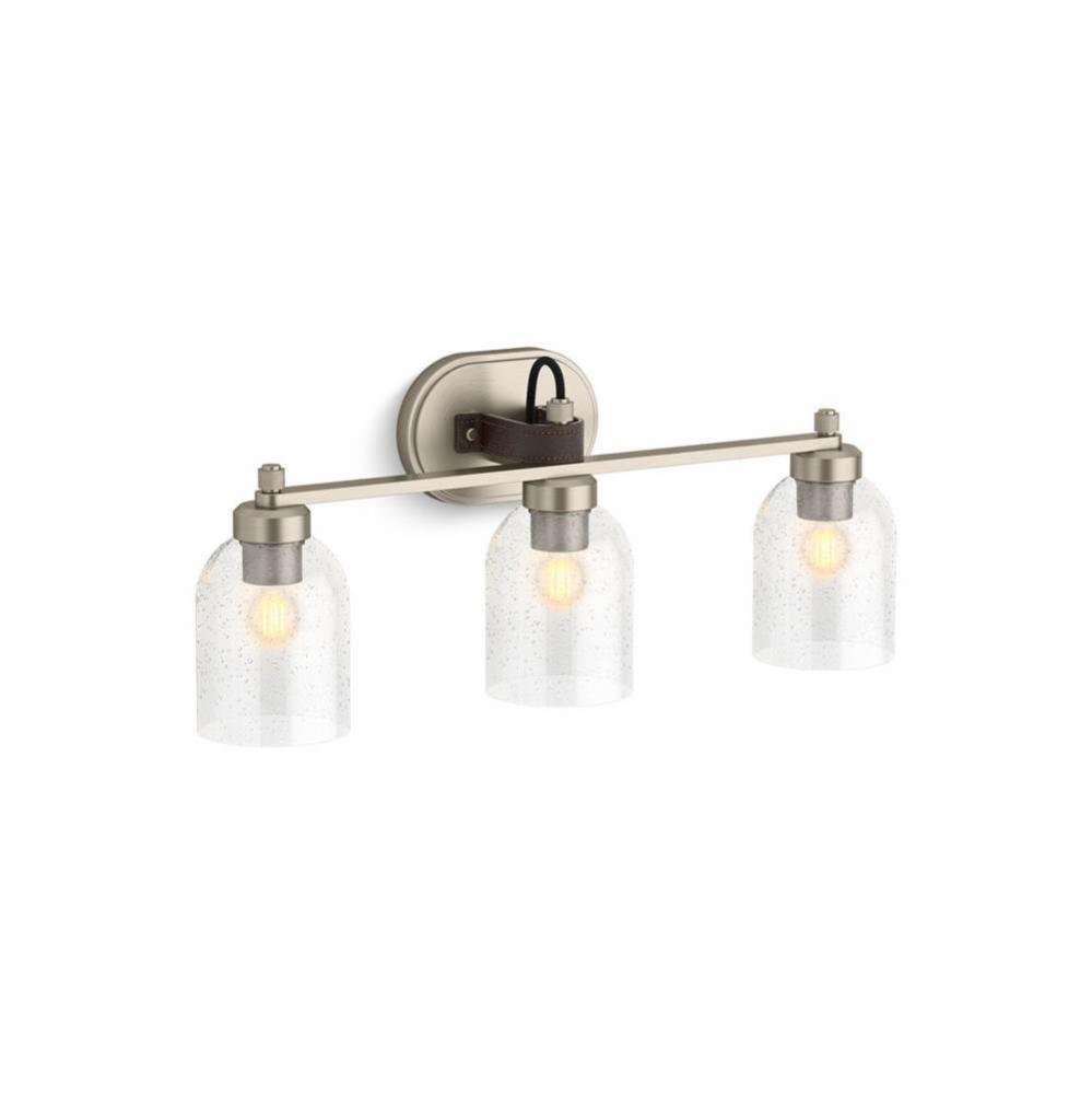 Tannage® Three-light sconce