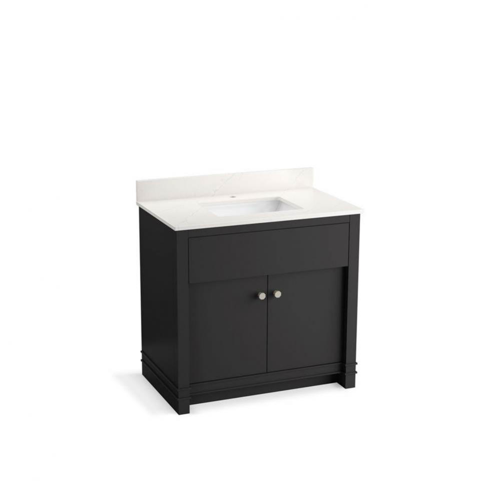 Alouette™ 36'' bathroom vanity cabinet with sink and quartz top