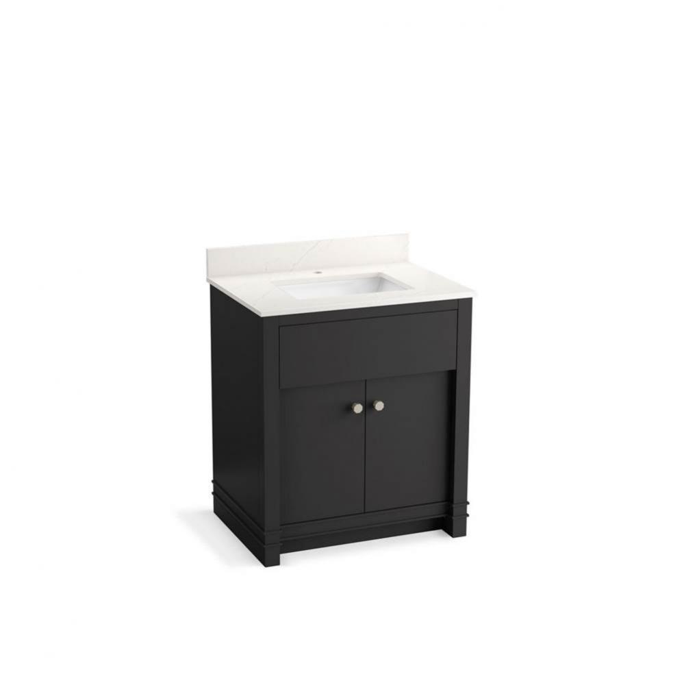 Alouette™ 30'' bathroom vanity cabinet with sink and quartz top