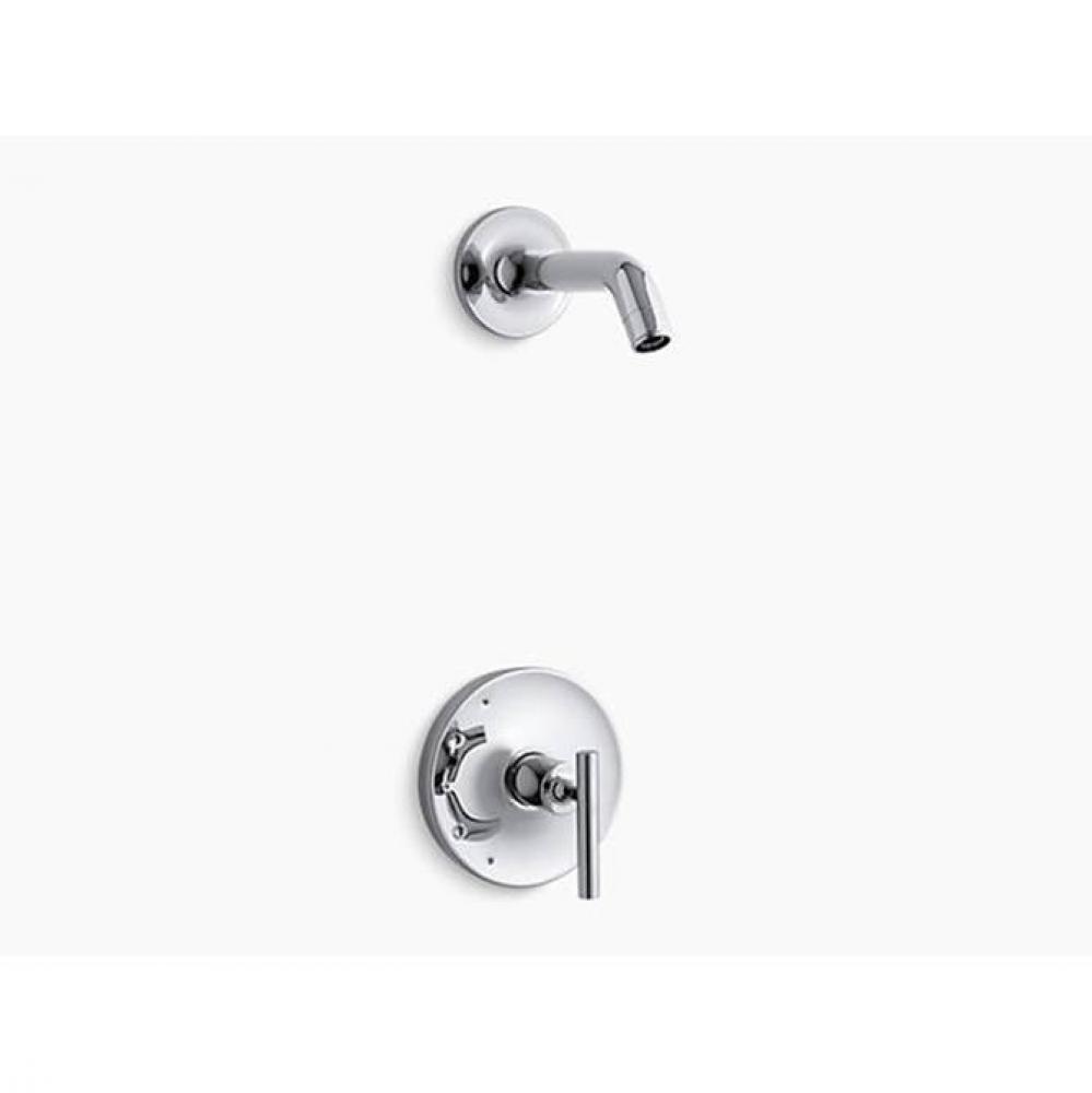 Purist® Rite-Temp® shower trim kit with lever handle, without showerhead