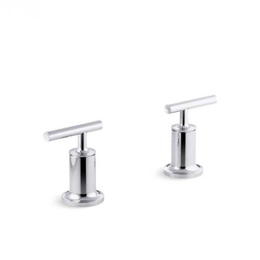 Purist® Deck- or wall-mount bath faucet handle trim with lever design