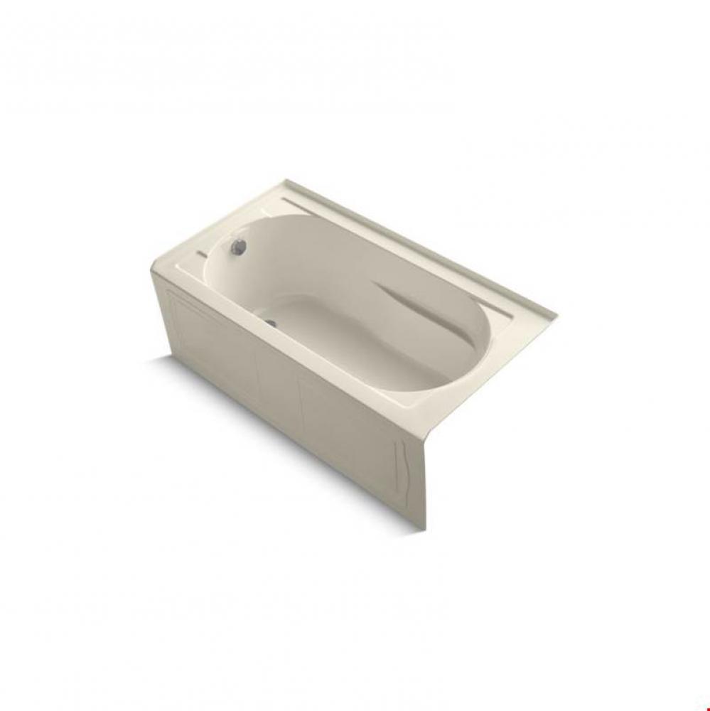 Devonshire® 60'' x 32'' alcove bath with integral apron, integral flange