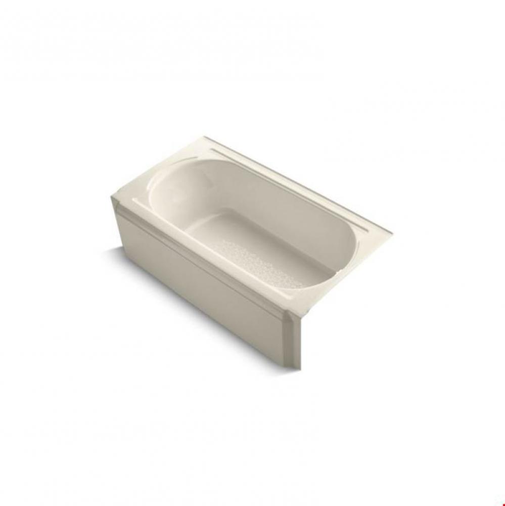 Memoirs® 60'' x 33-3/4'' alcove bath with right-hand drain