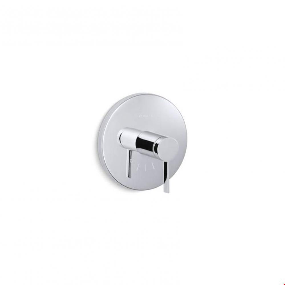 Stillness® Valve trim with lever handle for thermostatic valve, requires valve