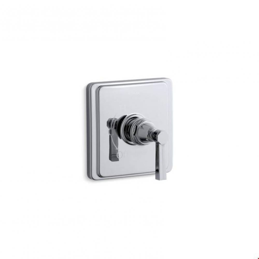 Pinstripe® Rite-Temp(R) valve trim with lever handle