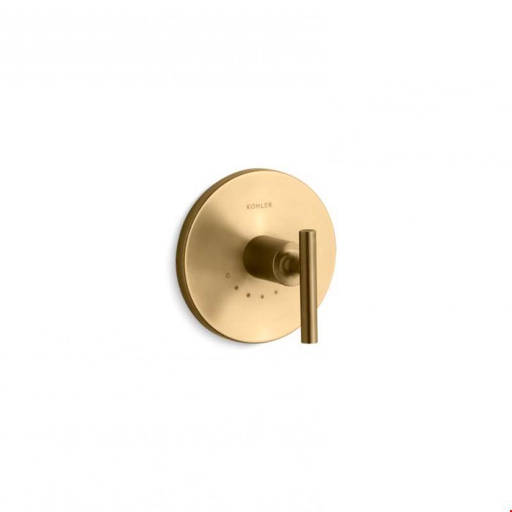 Purist Mastershower Temperature Control Valve Trim With Lever Handle