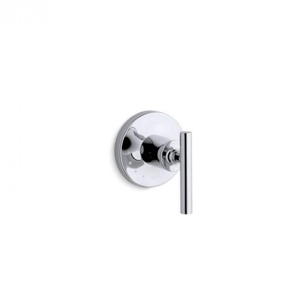 Purist® MasterShower® volume control valve trim with lever handle