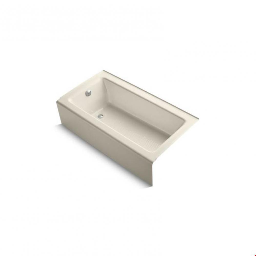 Bellwether® 60'' x 32'' alcove bath with integral apron and left-hand dra