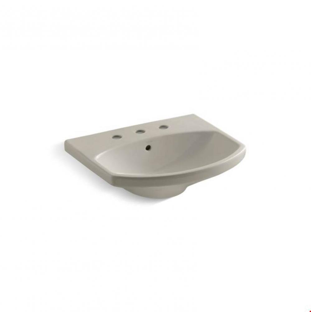 Cimarron® Bathroom sink with 8'' widespread faucet holes