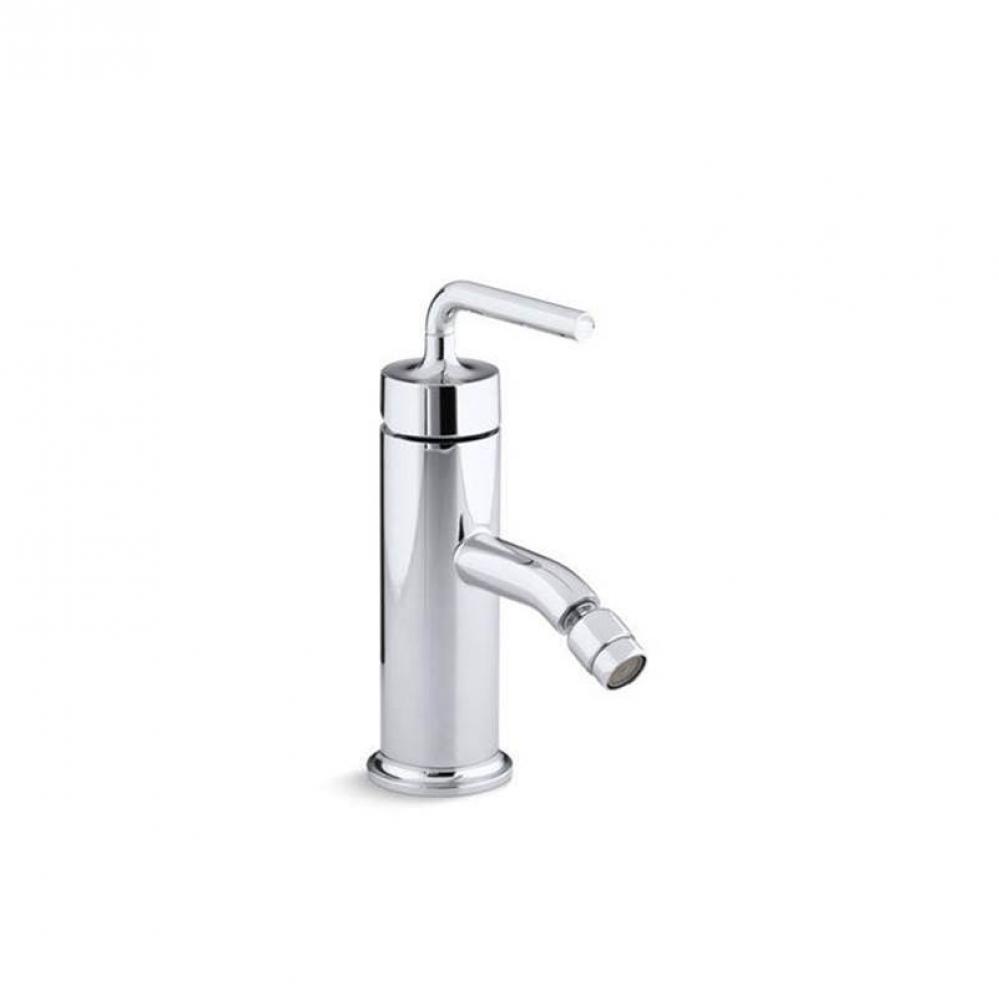 Purist® Horizontal swivel spray aerator bidet faucet with straight lever handle