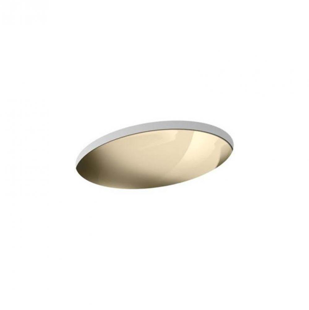 Rhythm® 23-1/4'' oval undermount bathroom sink, no overflow