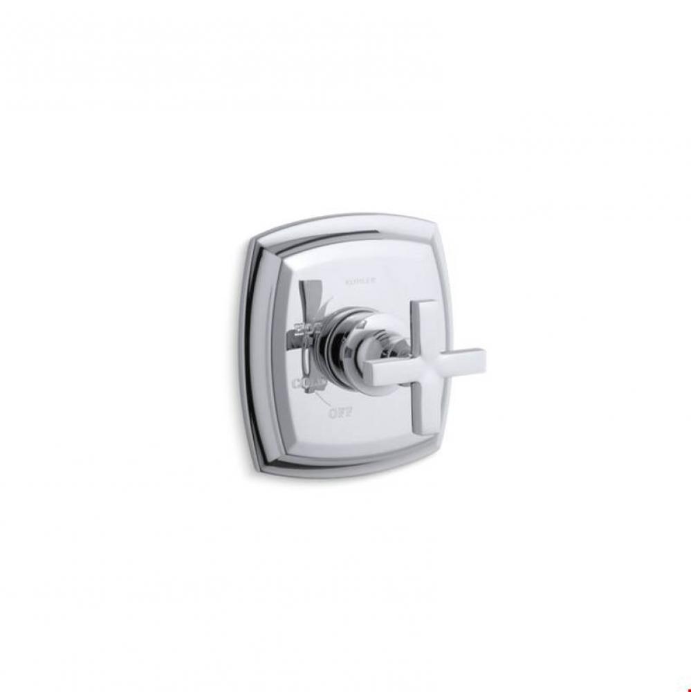 Margaux® Rite-Temp(R) valve trim with cross handle