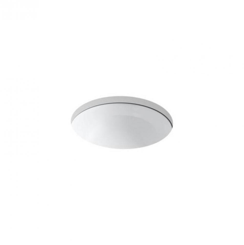 Camber® 16-1/4'' round undermount bathroom sink, no overflow