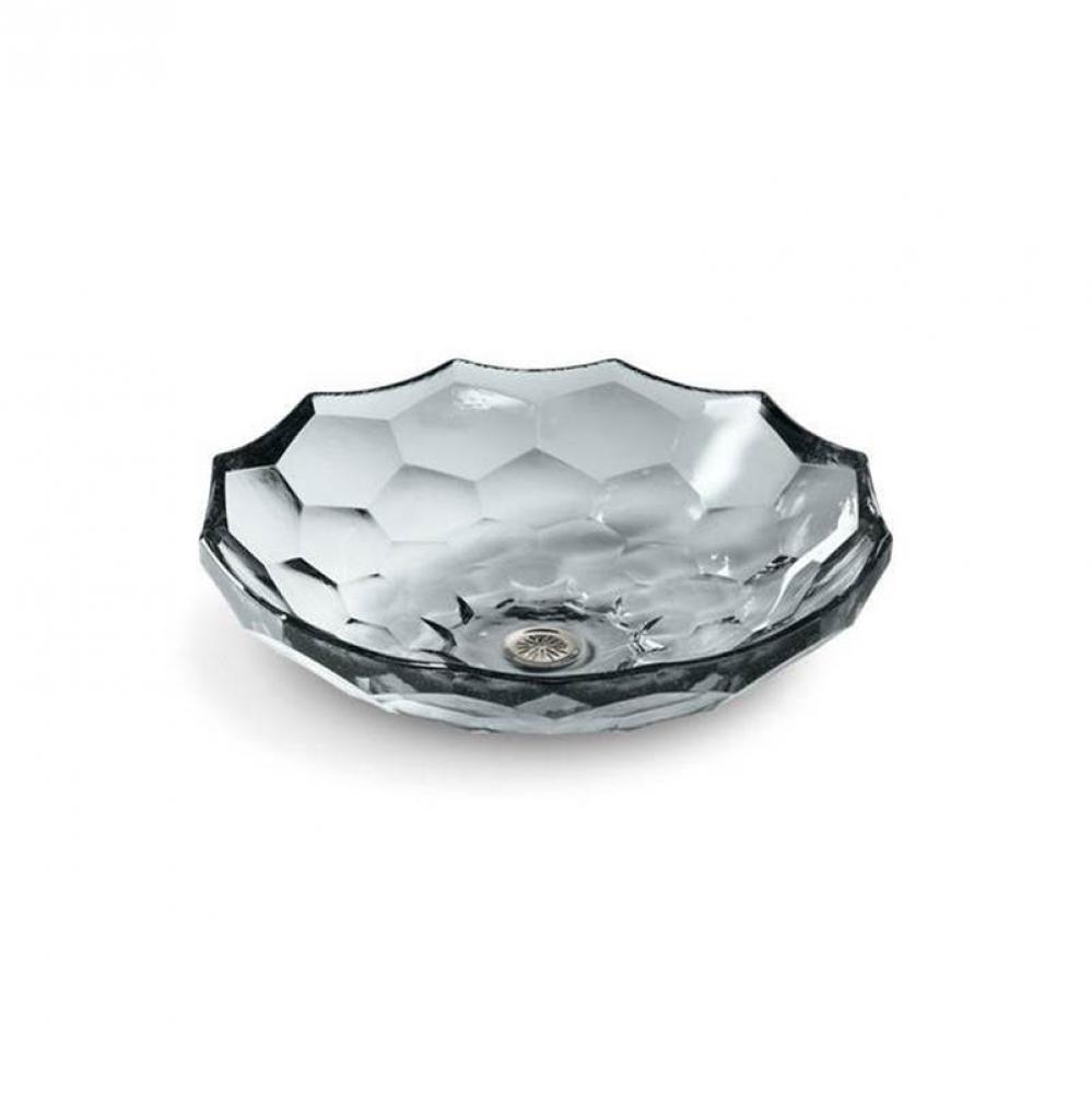 Briolette™ 17-1/2'' round vessel bathroom sink, no overflow