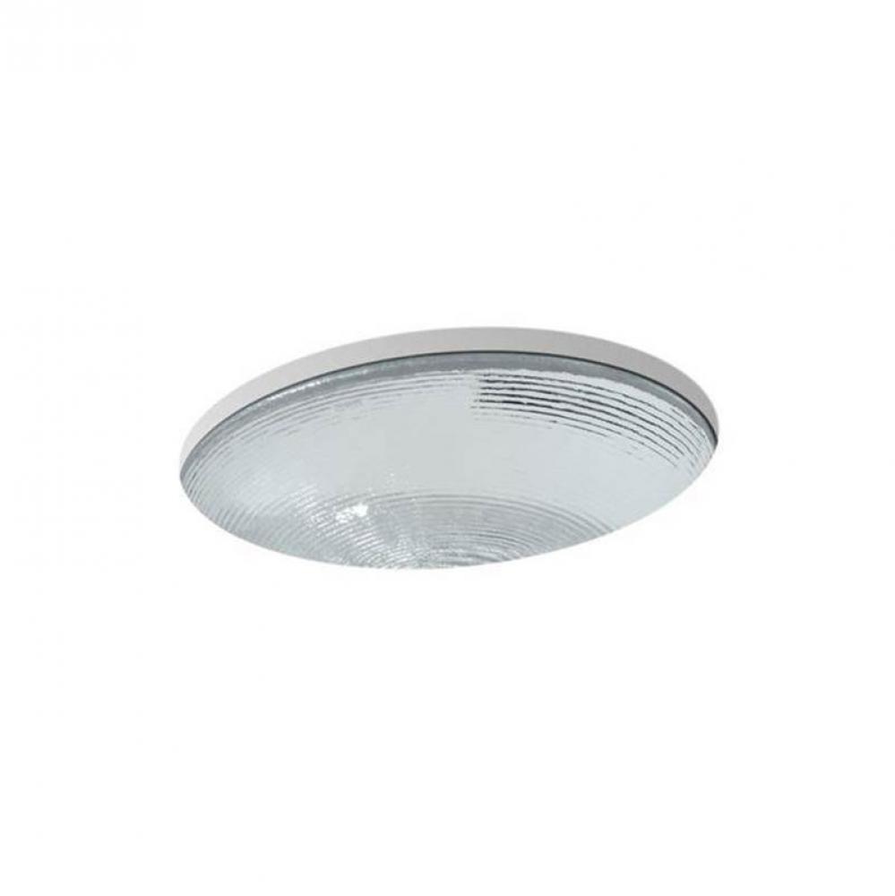 Whist® 19'' oval undermount bathroom sink, no overflow