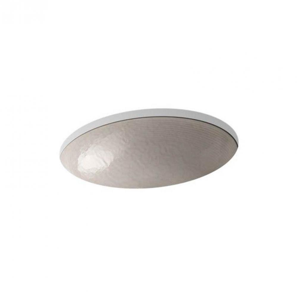 Whist® 19'' oval wall-mount/undermount bathroom sink, no overflow