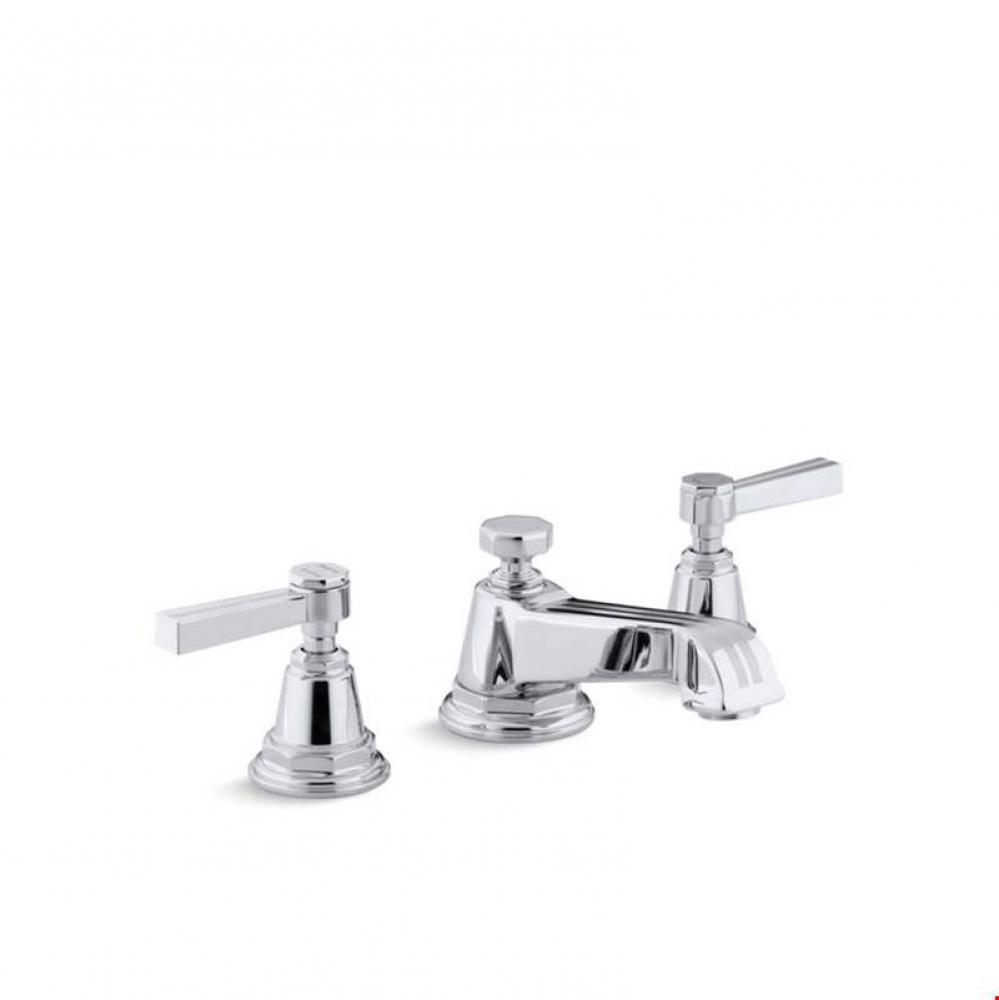 Pinstripe® Widespread bathroom sink faucet with lever handles