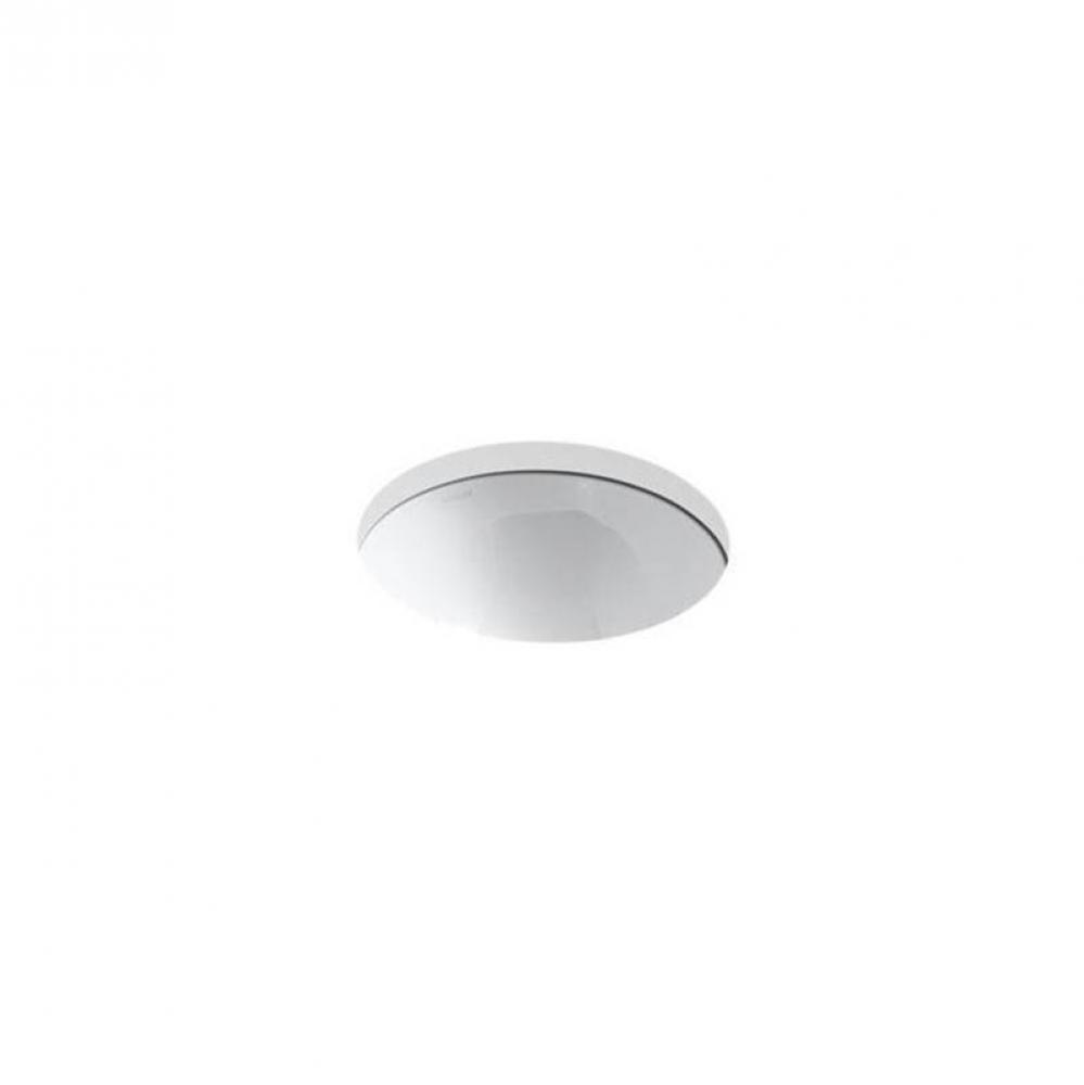 Compass® 13-1/4'' round drop-in/undermount bathroom sink, no overflow