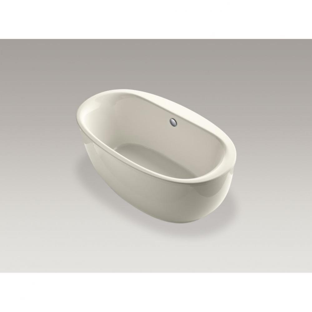 Sunstruck® 65-1/2'' x 35-1/2'' oval freestanding bath with fluted shroud