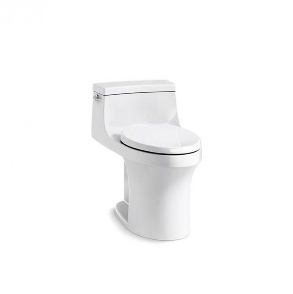 San Souci® One-piece compact elongated toilet with concealed trapway, 1.28 gpf