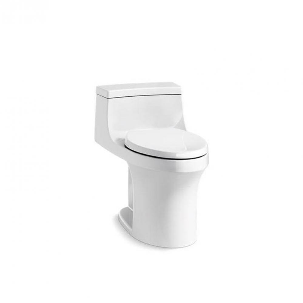 San Souci® One-piece compact elongated toilet with concealed trapway, 1.28 gpf