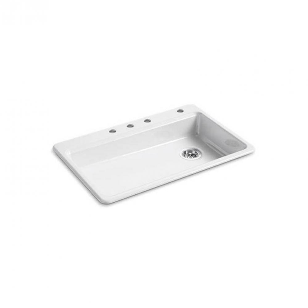 Riverby® 33'' top-mount single-bowl kitchen sink