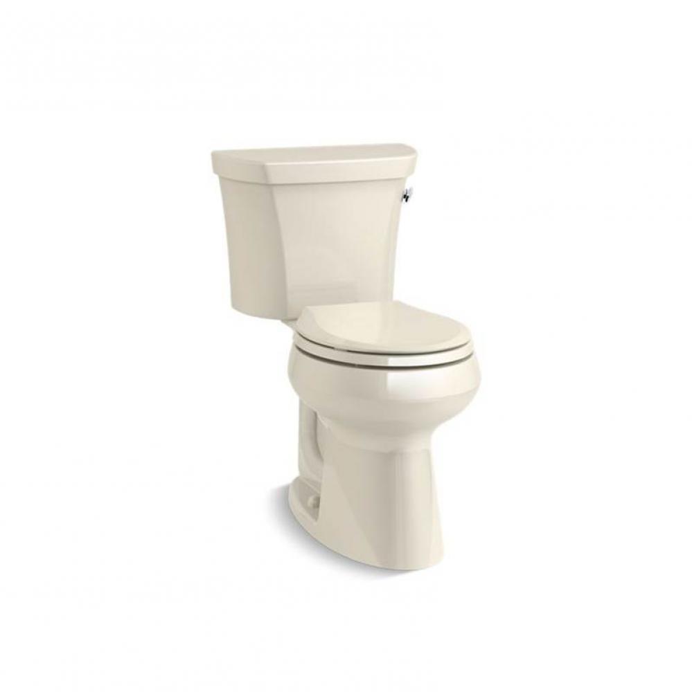 Highline® Comfort Height® Two-piece round-front 1.28 gpf chair height toilet with right-