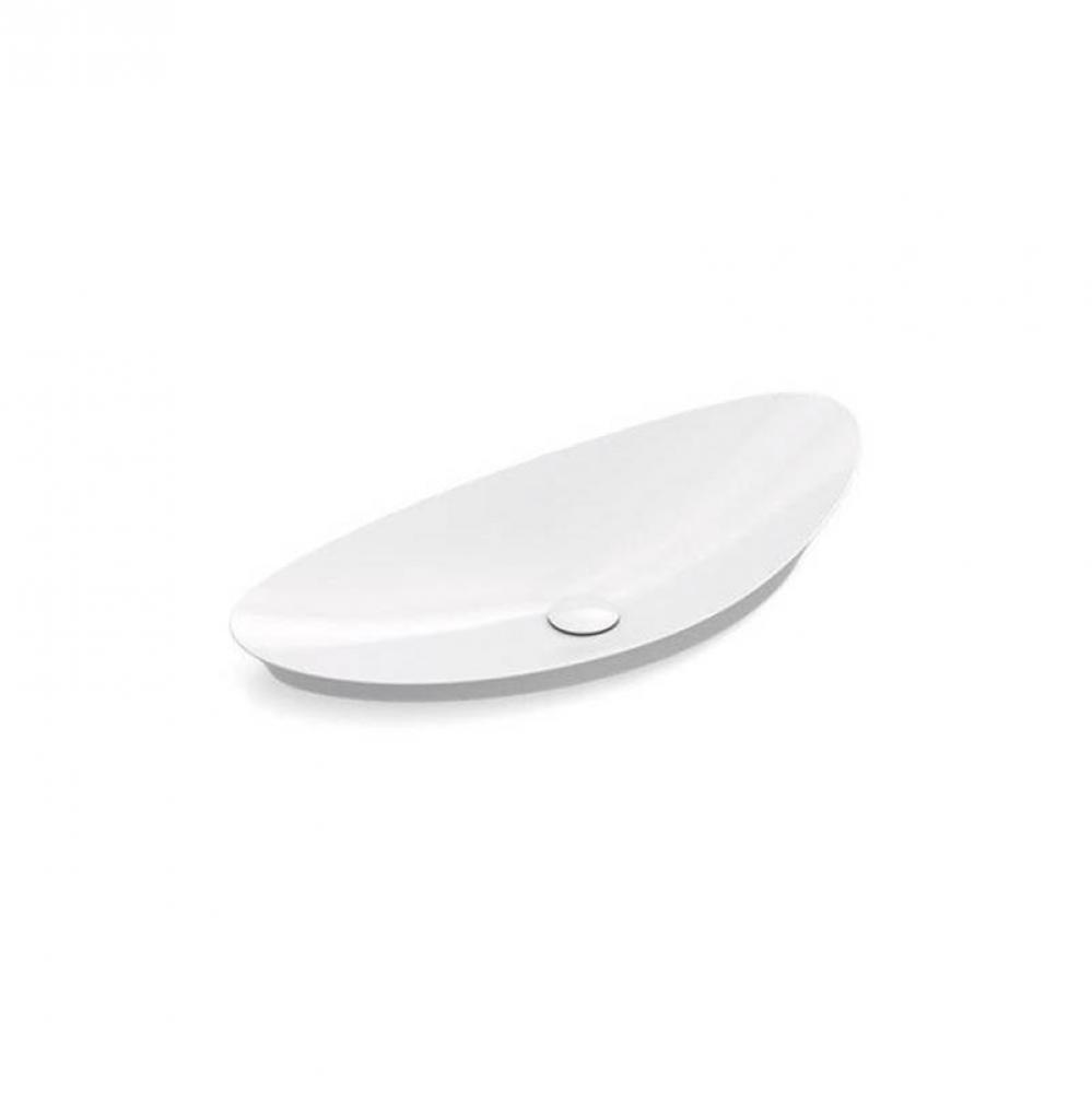 Veil™ 38-1/2'' oval vessel bathroom sink, no overflow