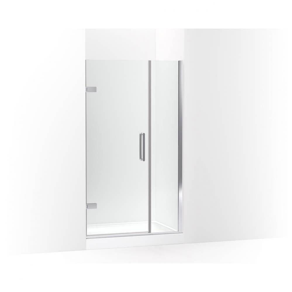 Composed® Frameless pivot shower door, 71-9/16'' H x 39-5/8 - 40-3/8'' W,