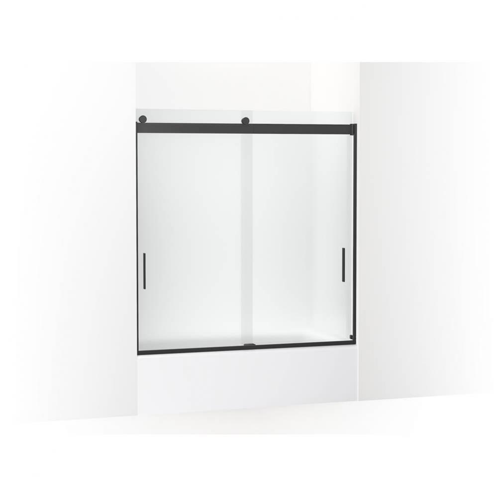 Levity® Sliding bath door, 62'' H x 56-5/8 - 59-5/8'' W, with 1/4'&a