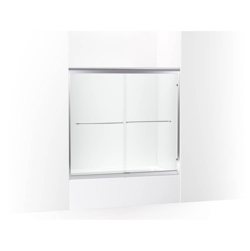 Fluence® 49'' - 52'' W x 62-23/32'' H sliding bath door with 1/