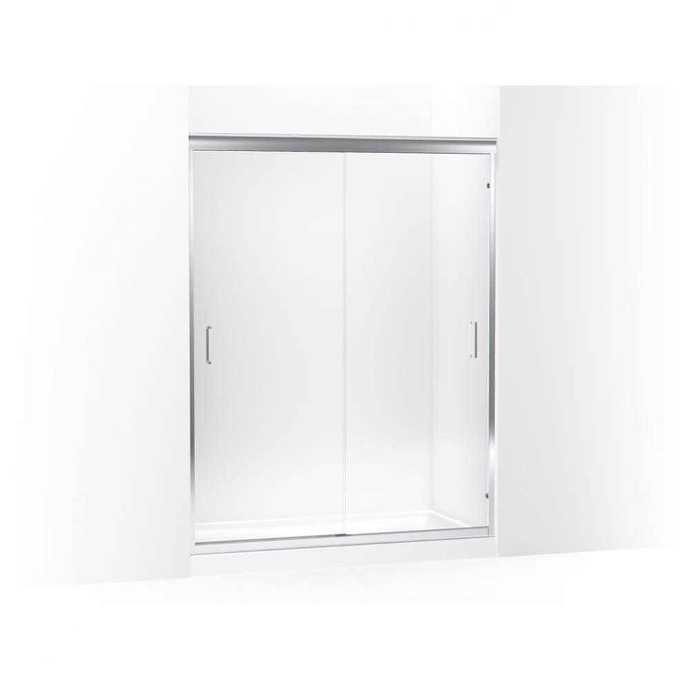 Fluence® 54-5/8'' - 59-5/8'' W x 75-23/32'' H sliding shower do