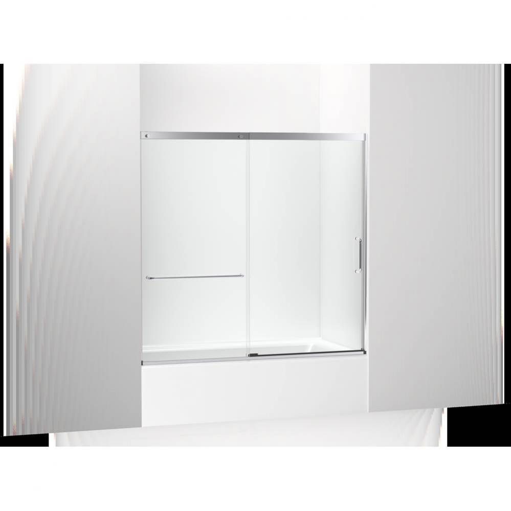 Elate® Sliding bath door, 56-3/4'' H x 56-1/4 - 59-5/8'' W with heavy 5/1