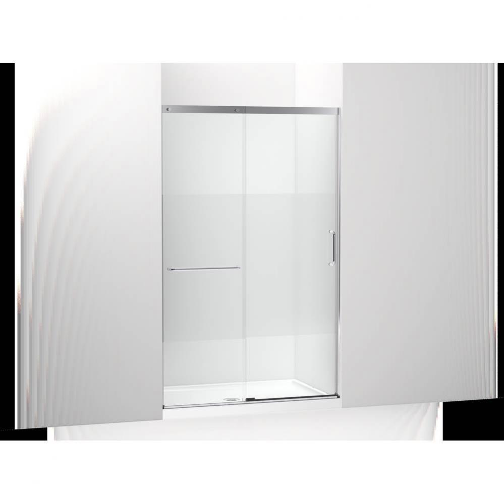 Elate® Sliding shower door, 75-1/2'' H x 44-1/4 - 47-5/8'' W, with heavy