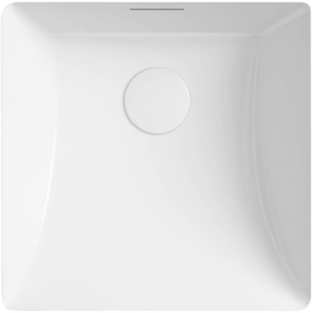 Brazn® 16-1/4'' square undermount bathroom sink