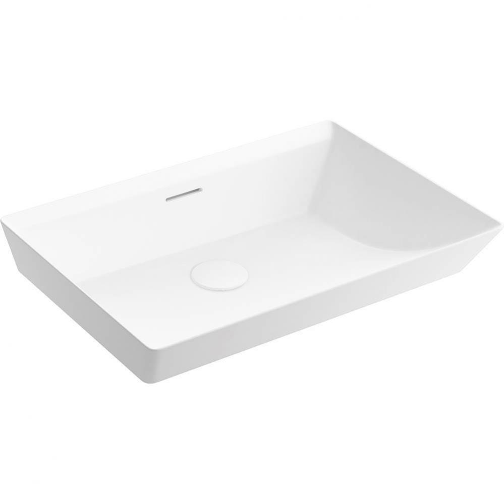 Brazn® 23'' rectangular vessel bathroom sink