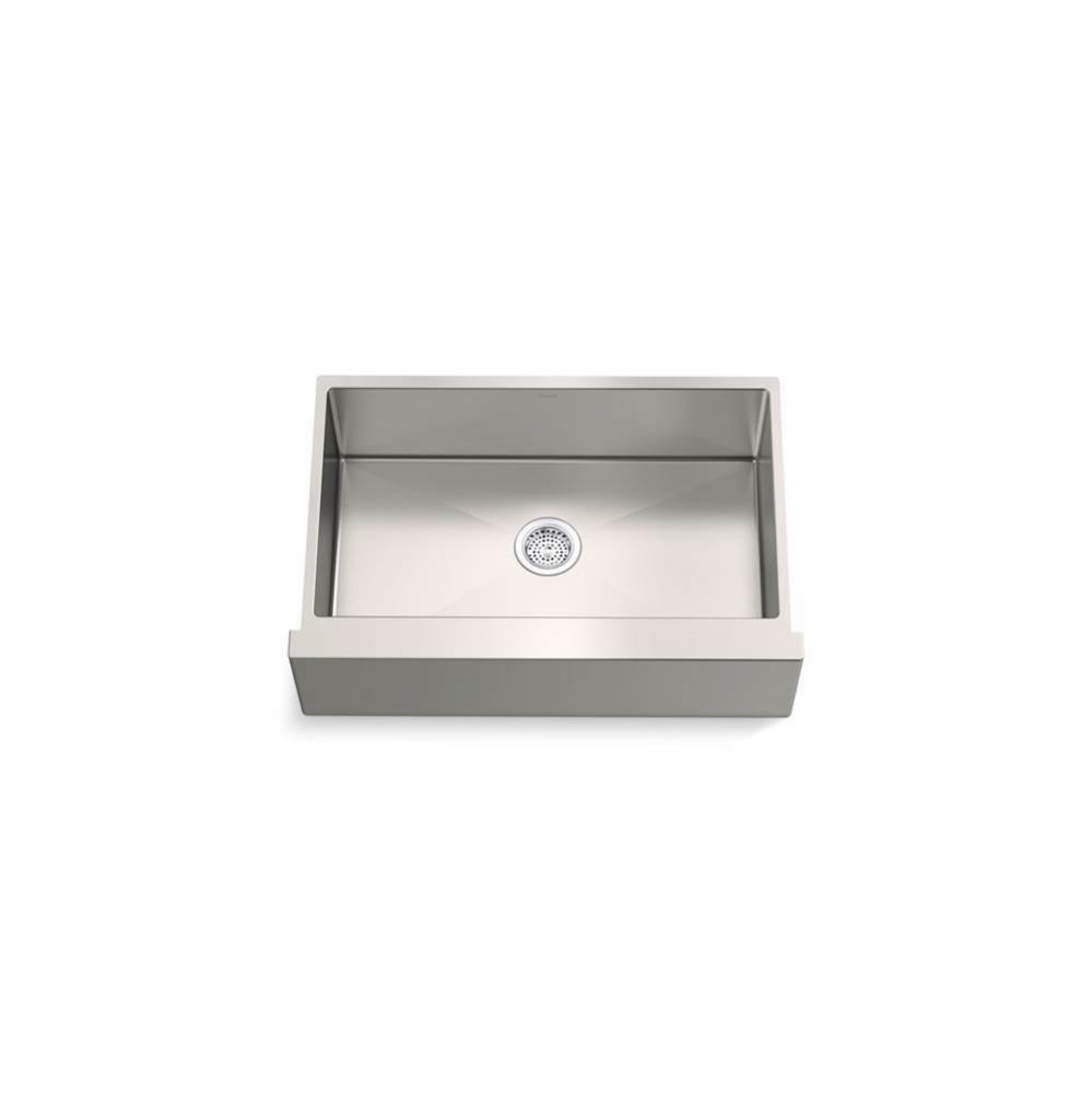 Strive® 33-1/2'' undermount single-bowl farmhouse kitchen sink