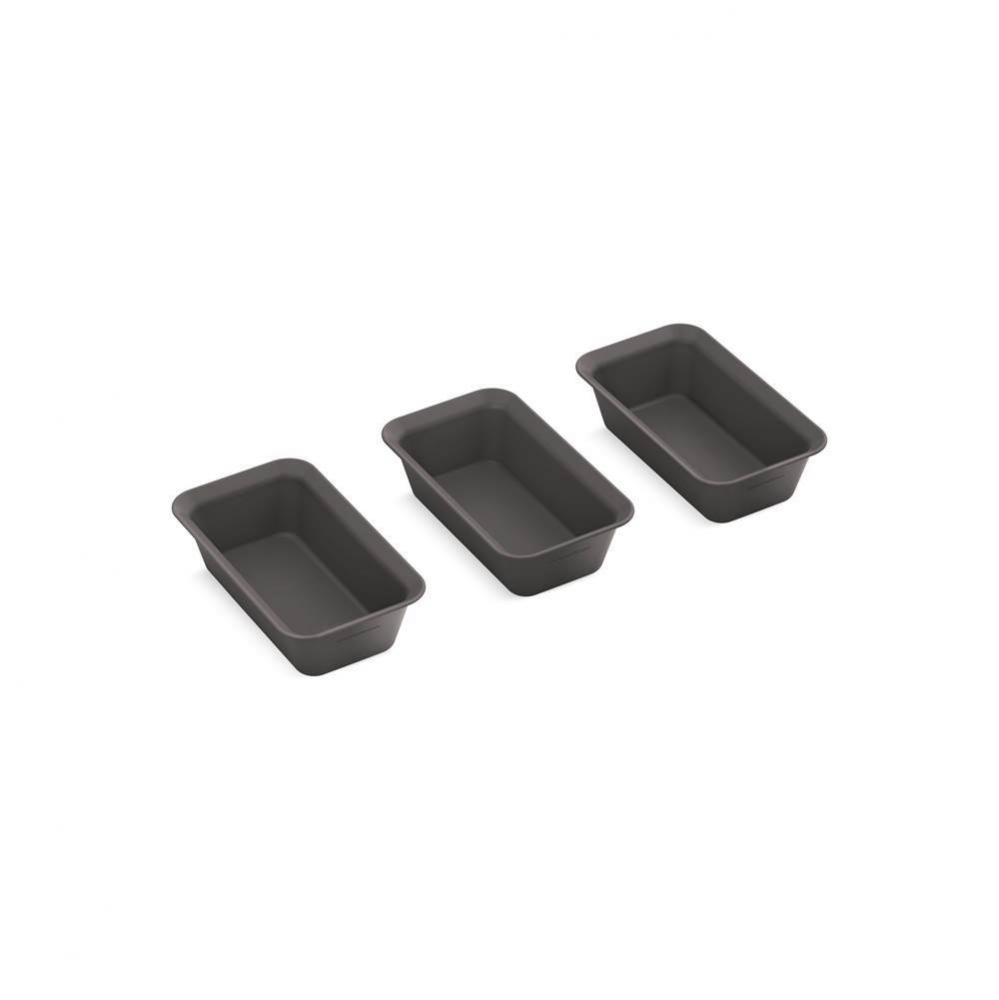 Three-piece workstation prep bowl set