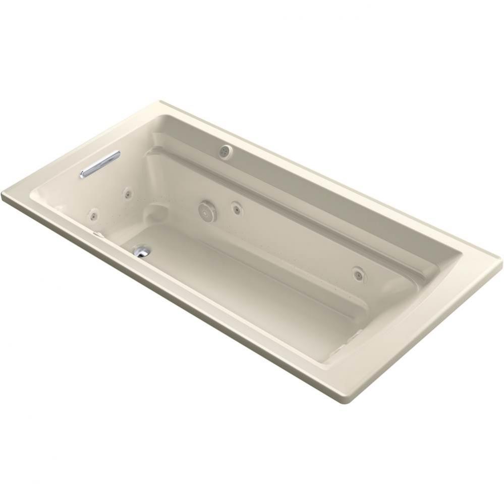 Archer 72-in X 36-in Drop-in Whirlpool + Heated Bubblemassage Air Bath