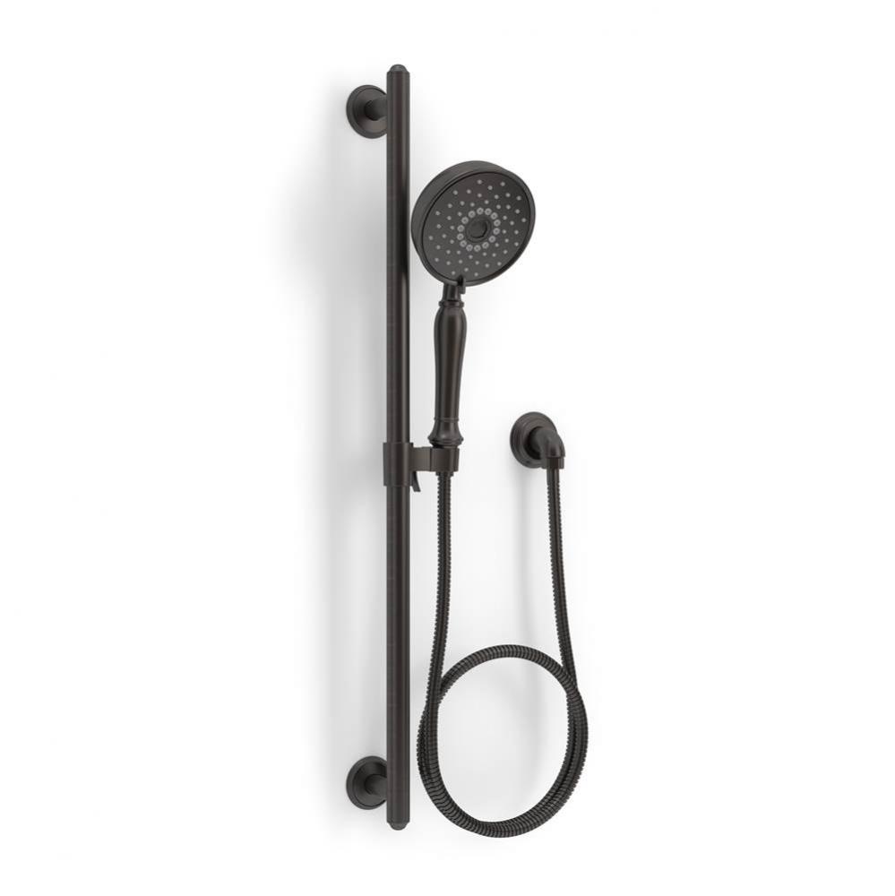 KOHLER Bancroft and Devonshire Oil-Rubbed Bronze Handshower Slidebar Kit