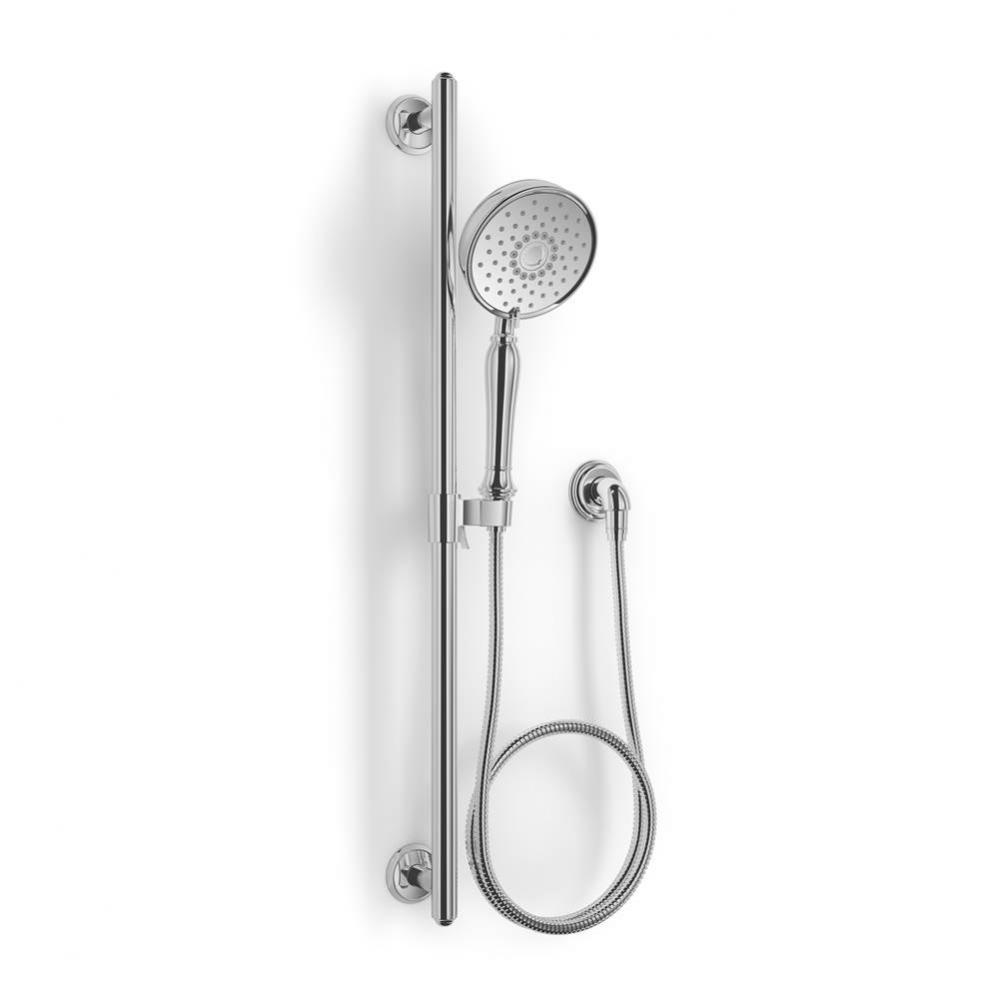 KOHLER Bancroft and Devonshire Polished Chrome Handshower Slidebar Kit