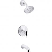 Kohler TS45104-4G-CP - Alteo® Rite-Temp® bath and shower trim with lever handle and 1.75 gpm showerhead